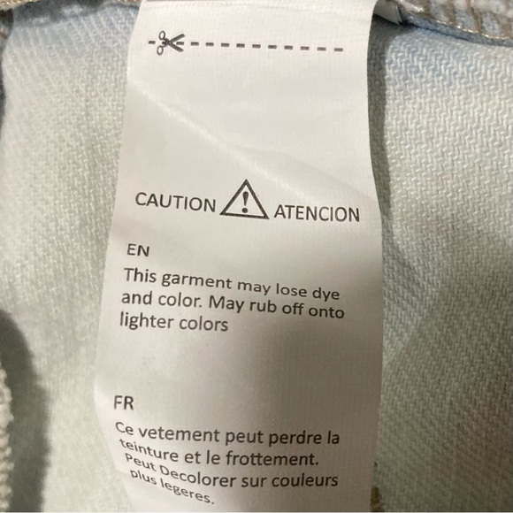 Refuge Denim Chelsea Light Blue Denim Shorts | Distressed - Picture 11 of 16